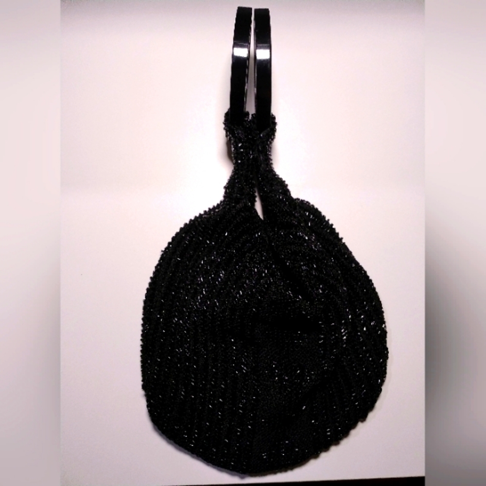 RICKI DESIGNS DRESSY ELEGANT COCKTAIL BEADED HANDBAG WRISTLET PURSE